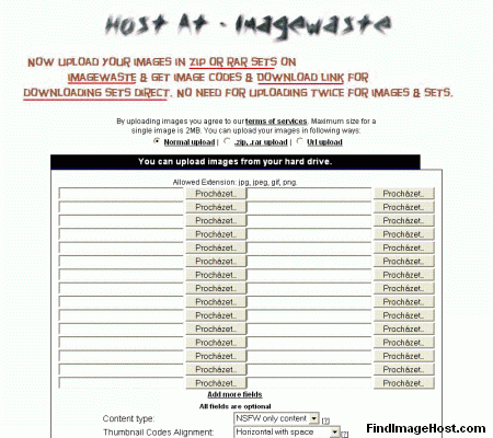 Visit Imagewaste site