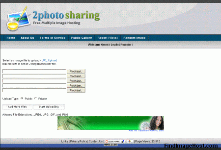2photosharing image hosting site