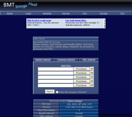 BMT Image Host image hosting site