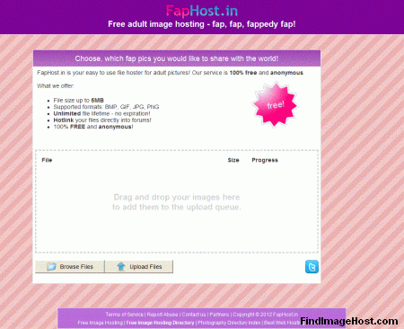 FapHost.in image hosting site