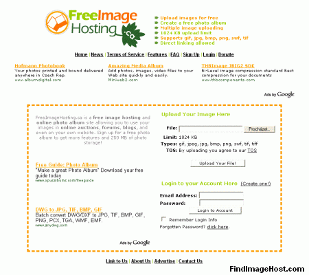 FreeImageHosting.ca image hosting site