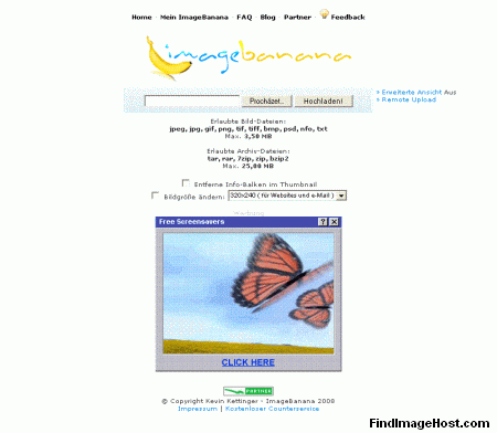 ImageBanana image hosting site