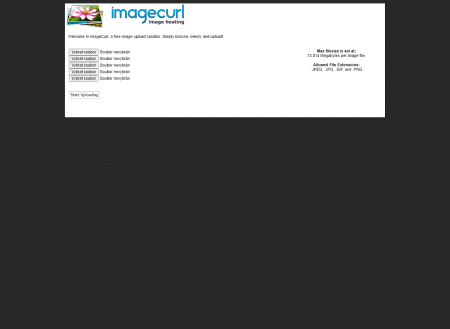 ImageCurl image hosting site