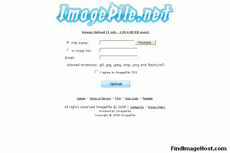 ImagePile image hosting site