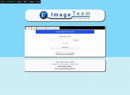ImageTeam image hosting site