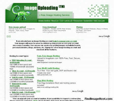 ImageUploading image hosting site