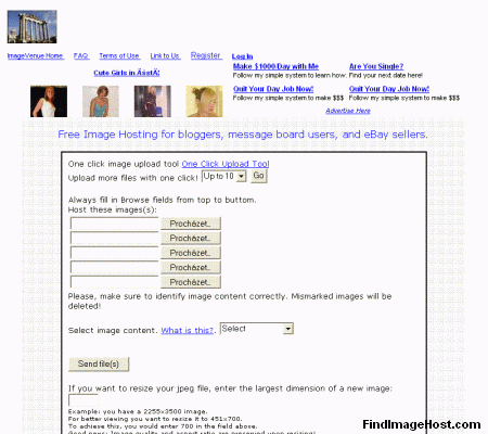 Visit Imagevenue picture host