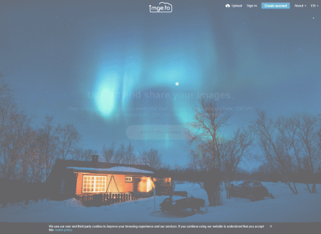 Imge.to image hosting site