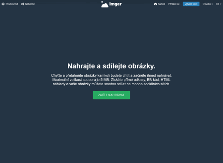 Imger image hosting site