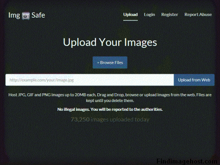 ImgSafe.org - free image hosting site review