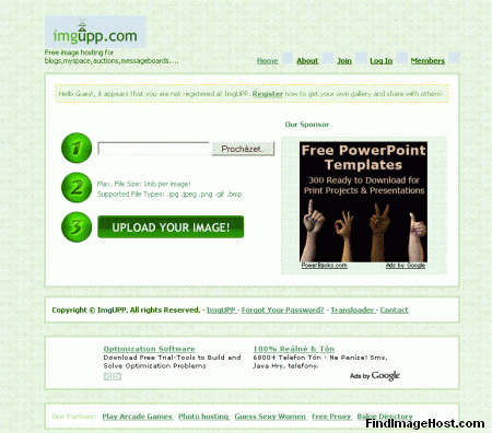 ImgUpp image hosting site