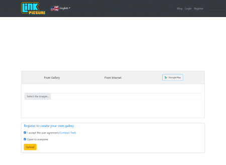 Linkpicture image hosting site