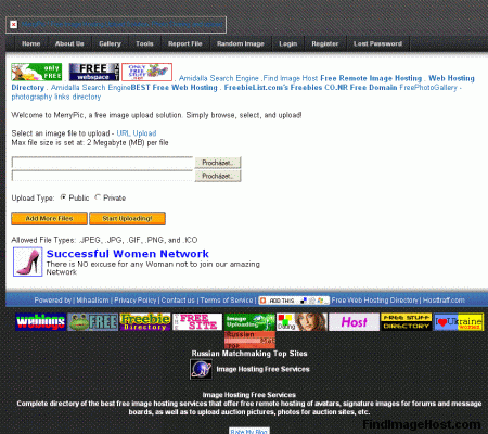 MerryPic image hosting site