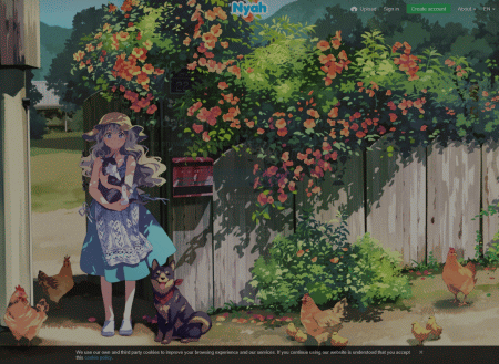 Nyah.moe image hosting site