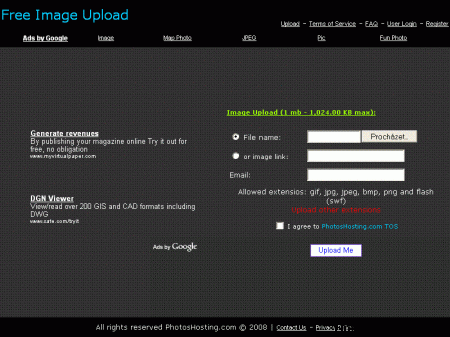 PhotosHosting image hosting site