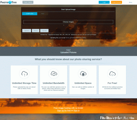 PhotoTive image hosting site