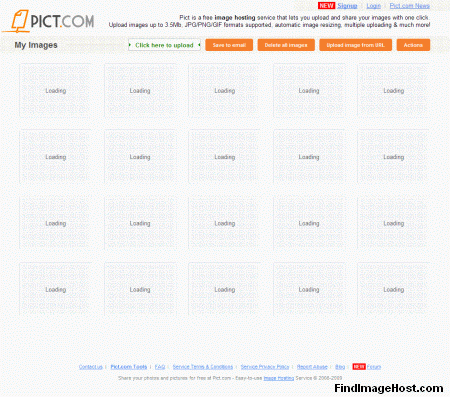 Pict image hosting site