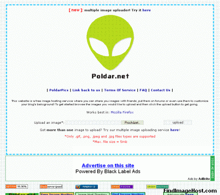 Poldar.net image hosting site