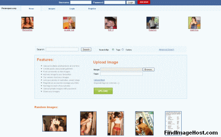 Pornospace.org image hosting site