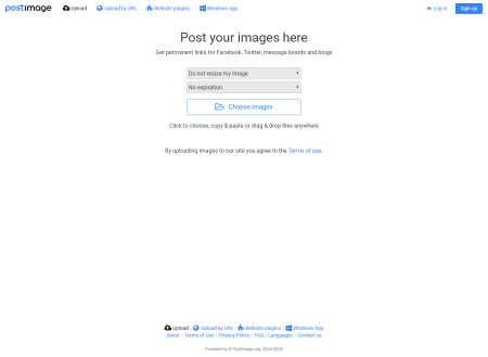 Visit Postimage.org picture host