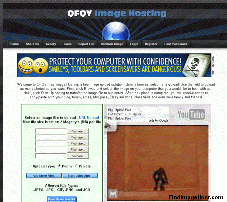 Qfqy image hosting site