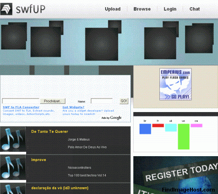 Swfup image hosting site