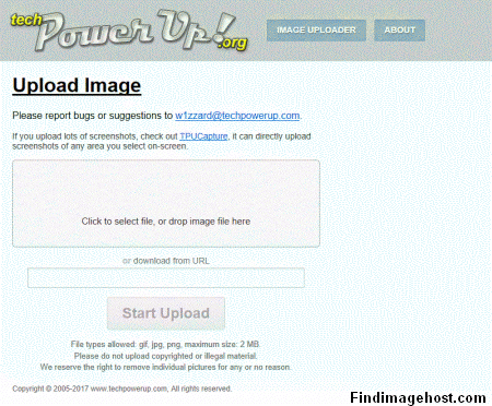 TechPowerUp.org image hosting site