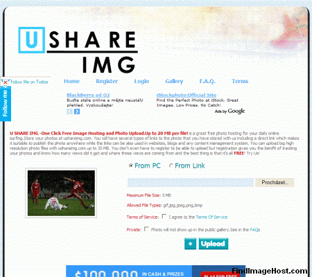Ushareimg image hosting site